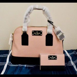 Kate Spade matching handbag and wallet
